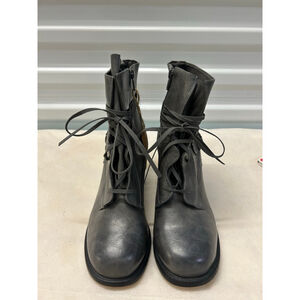 Vintage 93 Emma 3 gray lace-up ankle boots women size 11M